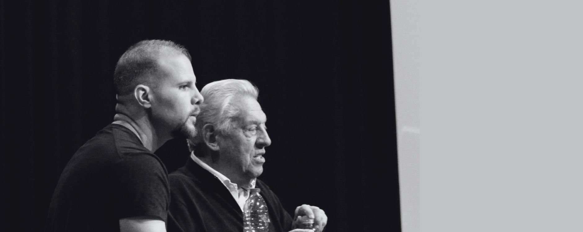 Hunter Ballew on stage with John Maxwell